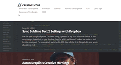 Desktop Screenshot of creativeandcode.com